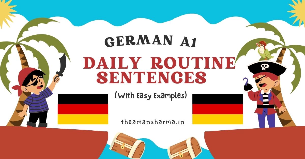German A1 Daily Routine Sentences (With Easy Examples)